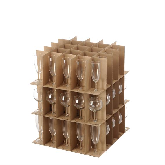 Boite en carton 75 verres