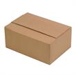 Boite en carton à rabats à hauteur variable double cannelure