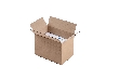 Boite en carton à rabats à hauteur variable simple cannelure