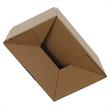 Boite en carton à rabats avec fond automatique pour montage instantané double cannelure