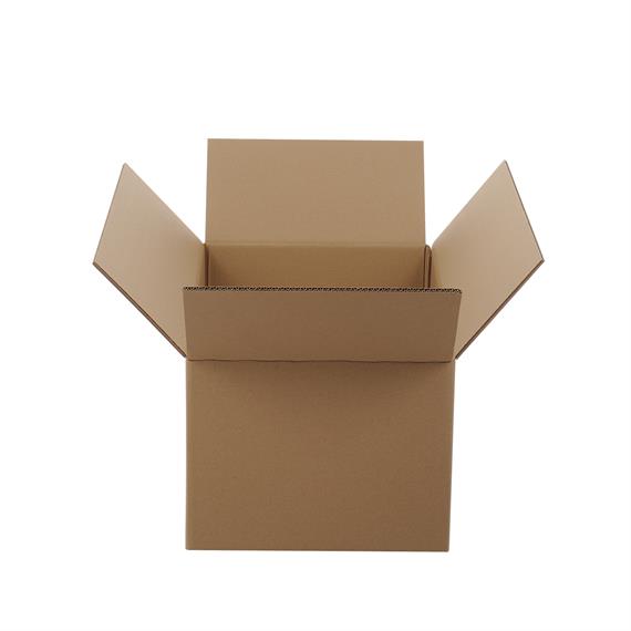 Boite en carton à rabats double cannelure