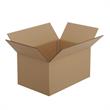 Boite en carton à rabats double cannelure
