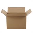 Boite en carton à rabats simple cannelure
