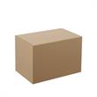Boite en carton à rabats simple cannelure