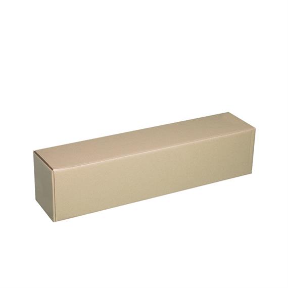 Boite en carton format long à grande ouverture simple cannelure