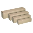 Boite en carton format long à grande ouverture simple cannelure