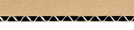Boite en carton format long simple cannelure