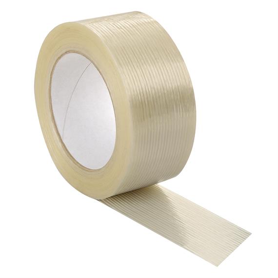 Rouleau d'adhésif armé fil à fil