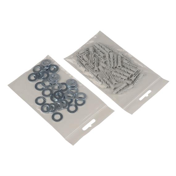 Sachet plastique transparent à fermeture zip